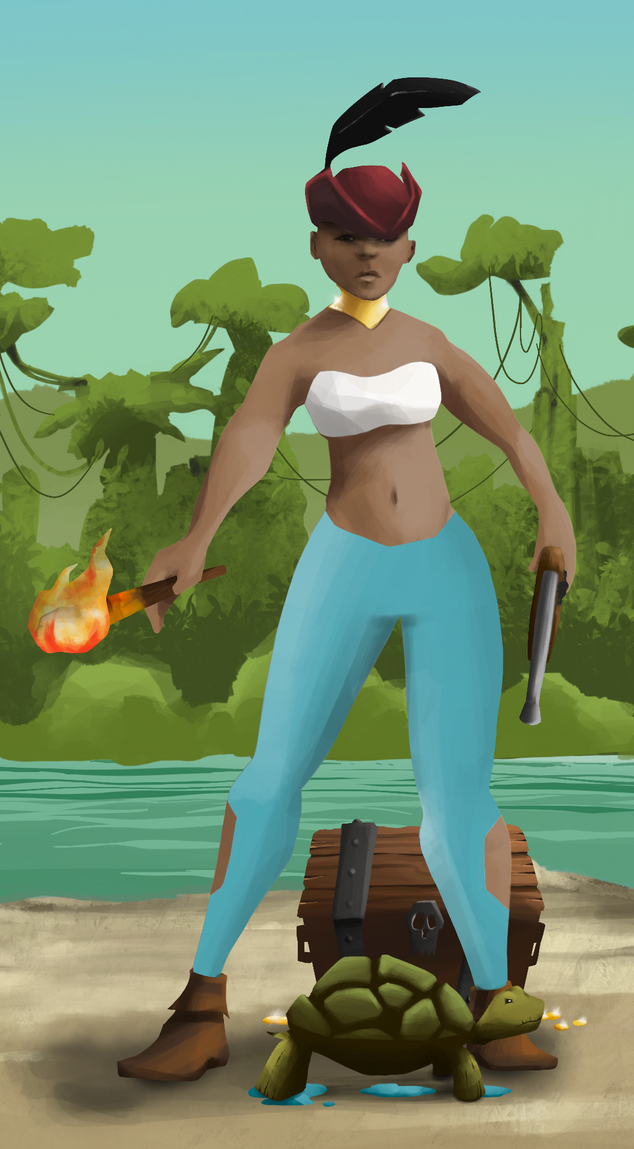 AlgoSeas Pirate #1196 NFT on Algorand