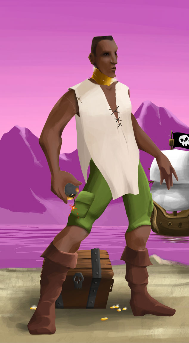 AlgoSeas Pirate #11973 NFT on Algorand