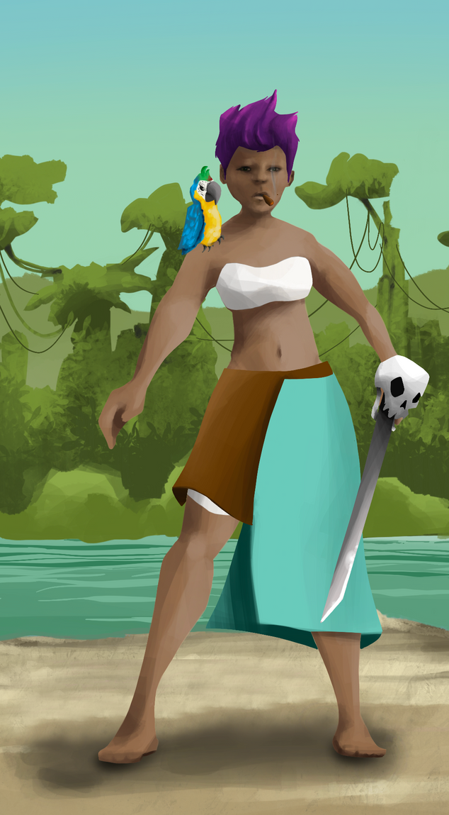 AlgoSeas Pirate #1204 NFT on Algorand