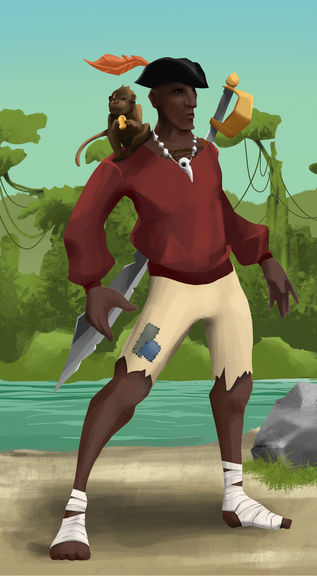 AlgoSeas Pirate #12063 NFT on Algorand