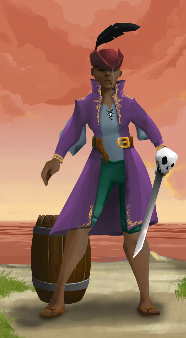 AlgoSeas Pirate #12090 NFT on Algorand