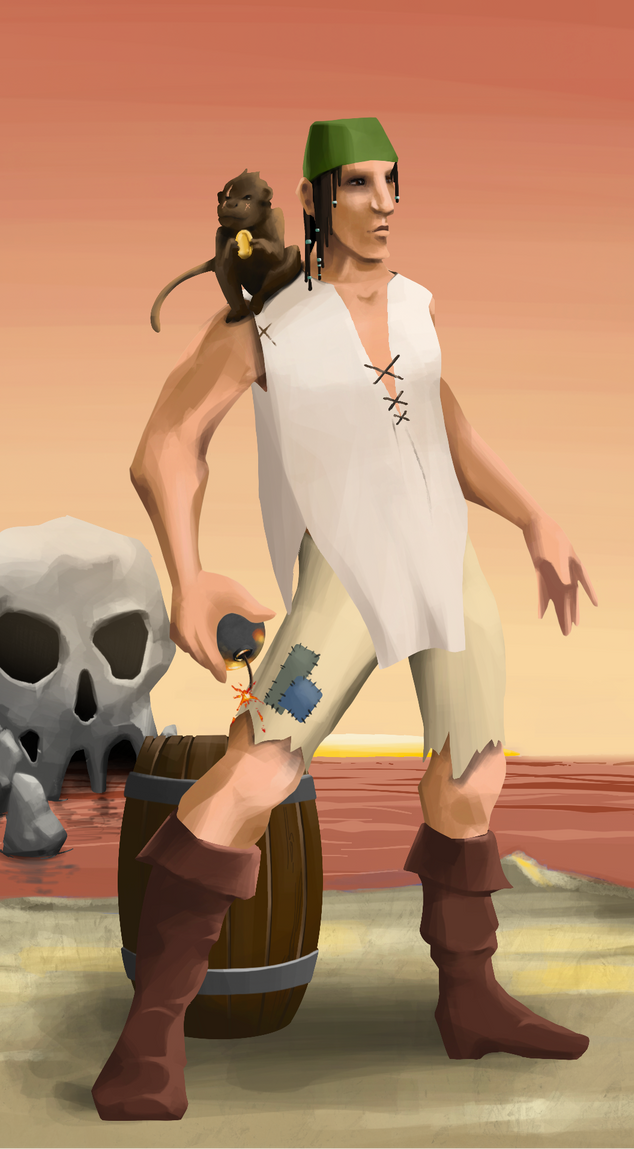 AlgoSeas Pirate #12173 NFT on Algorand