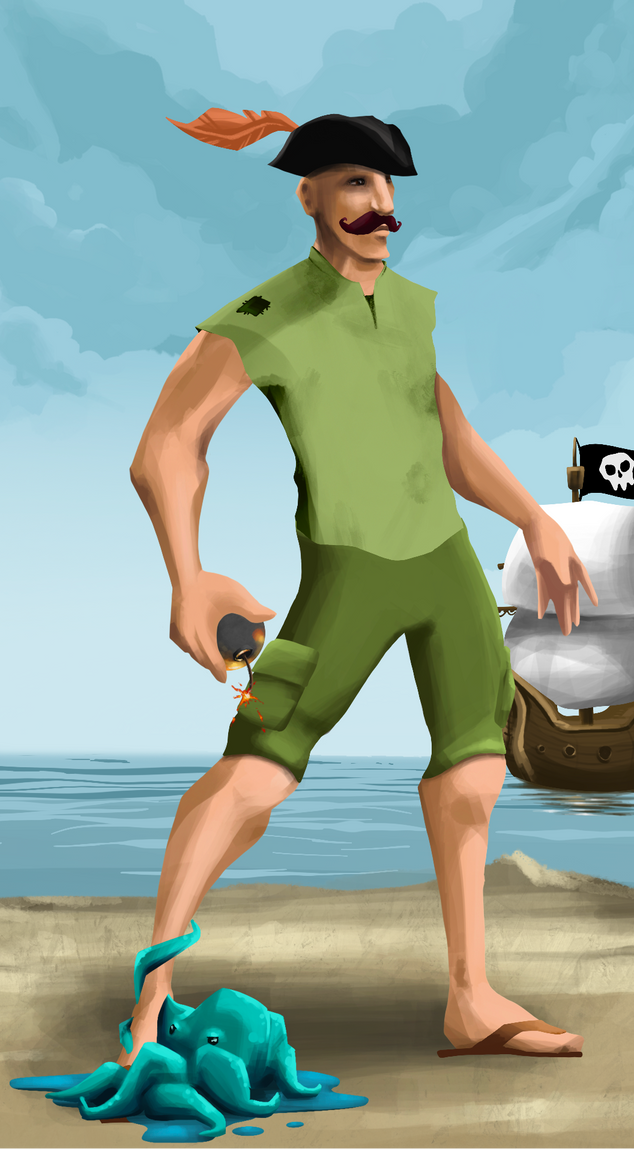 AlgoSeas Pirate #1221 NFT on Algorand