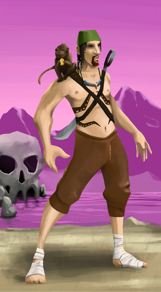 AlgoSeas Pirate #12280 NFT on Algorand