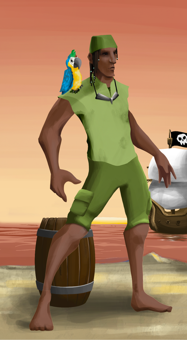 AlgoSeas Pirate #12336 NFT on Algorand