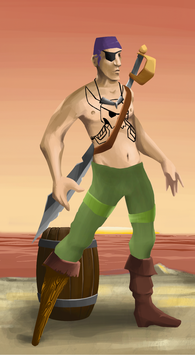 AlgoSeas Pirate #12339 NFT on Algorand