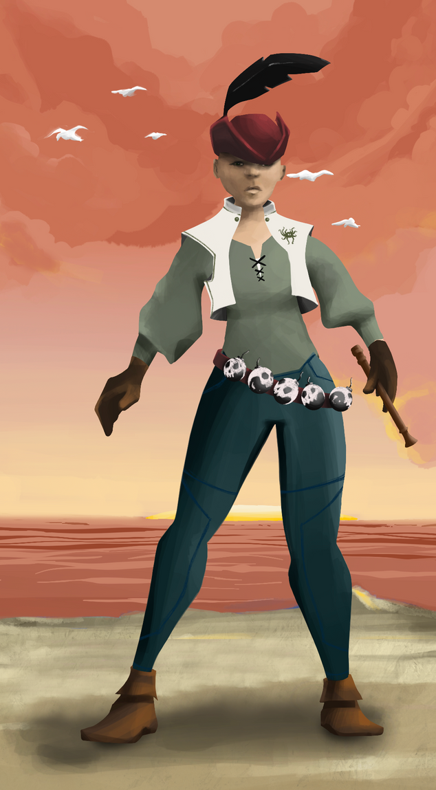 AlgoSeas Pirate #12358 NFT on Algorand