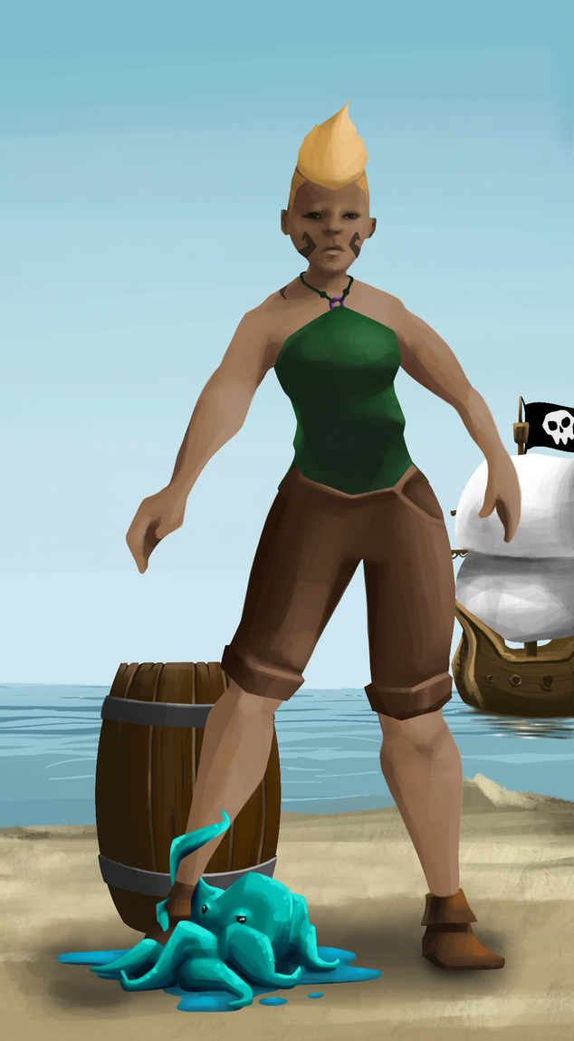 AlgoSeas Pirate #12372 NFT on Algorand