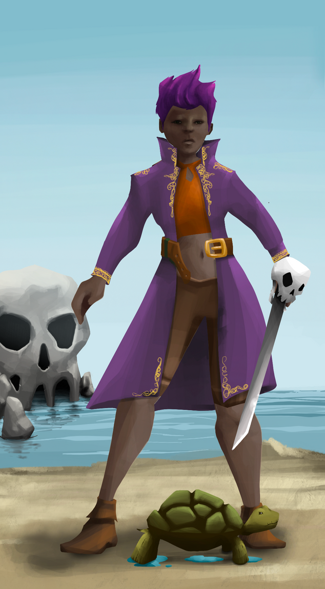 AlgoSeas Pirate #12389 NFT on Algorand