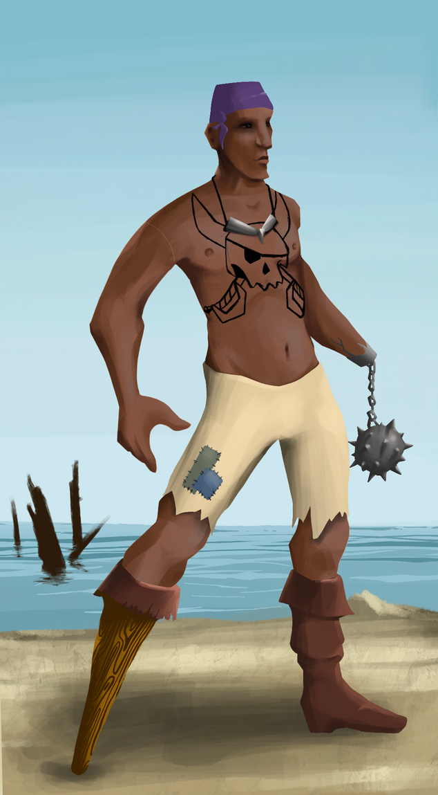 AlgoSeas Pirate #1240 NFT on Algorand