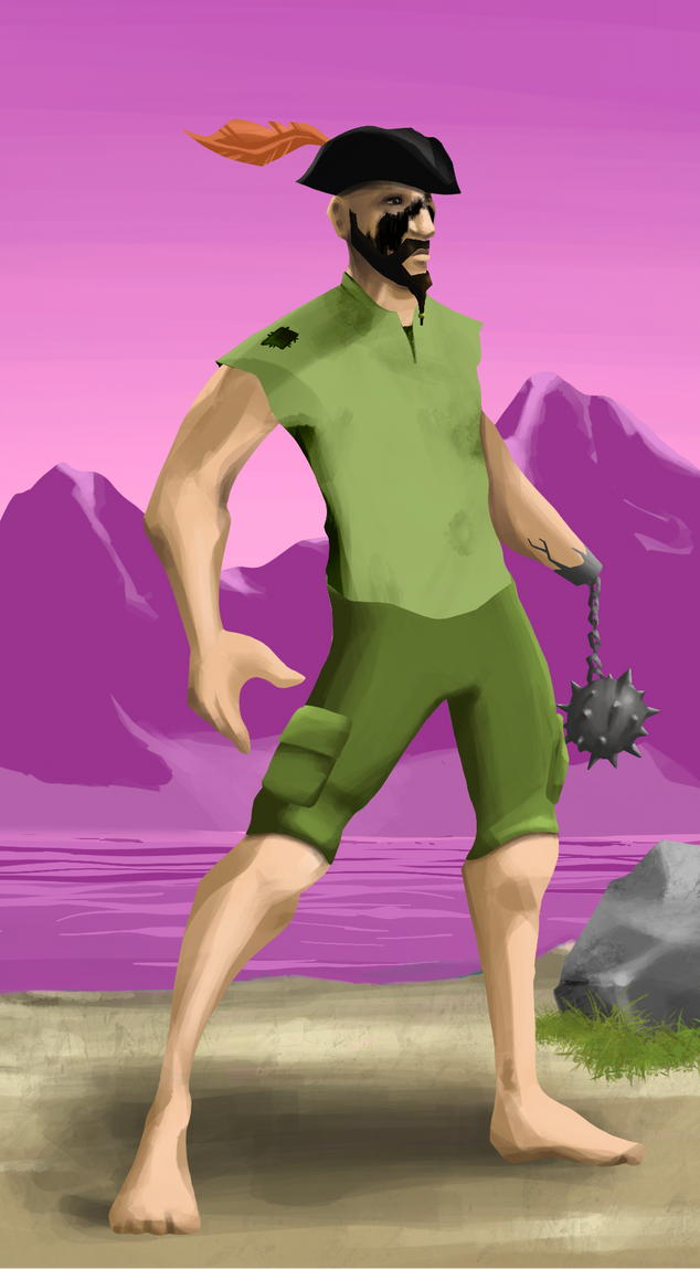 AlgoSeas Pirate #12416 NFT on Algorand