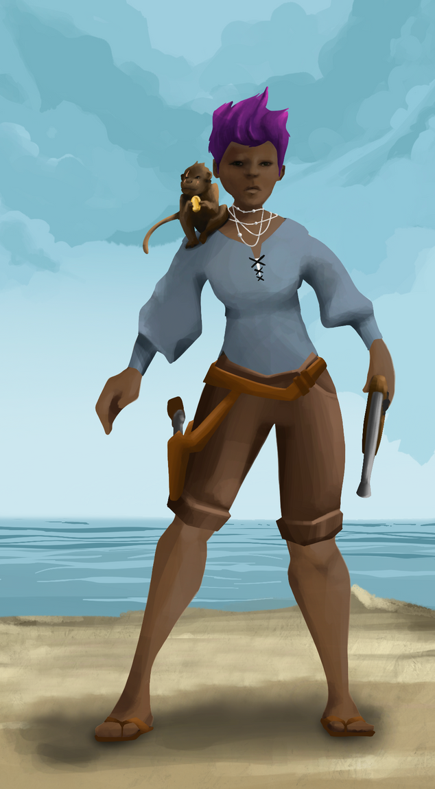 AlgoSeas Pirate #12417 NFT on Algorand