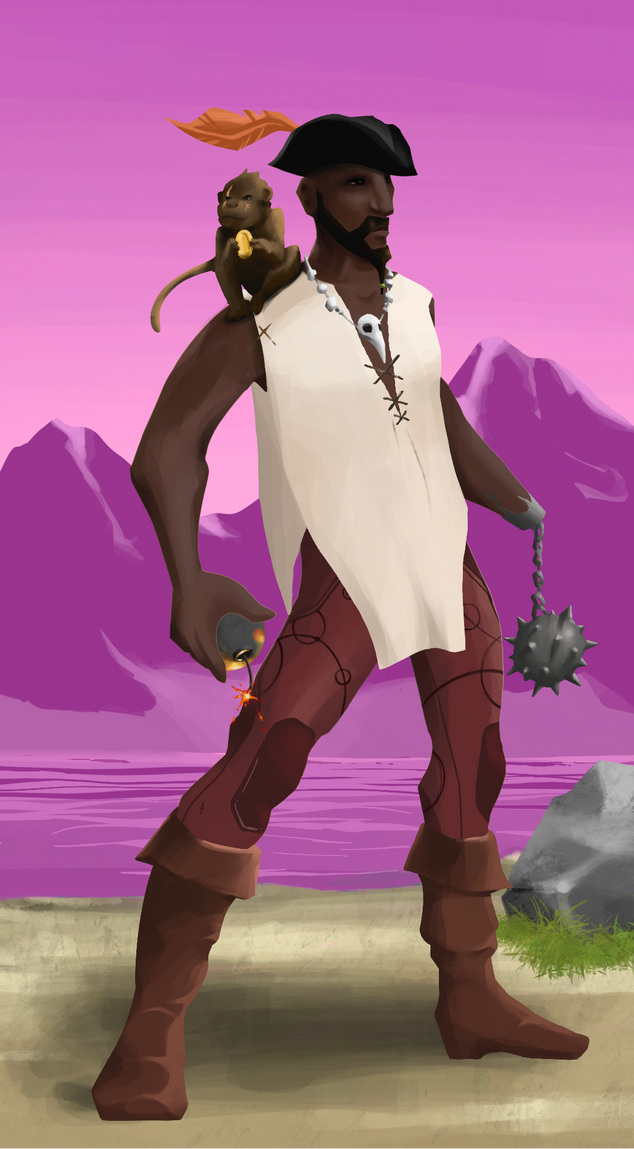 AlgoSeas Pirate #12427 NFT on Algorand