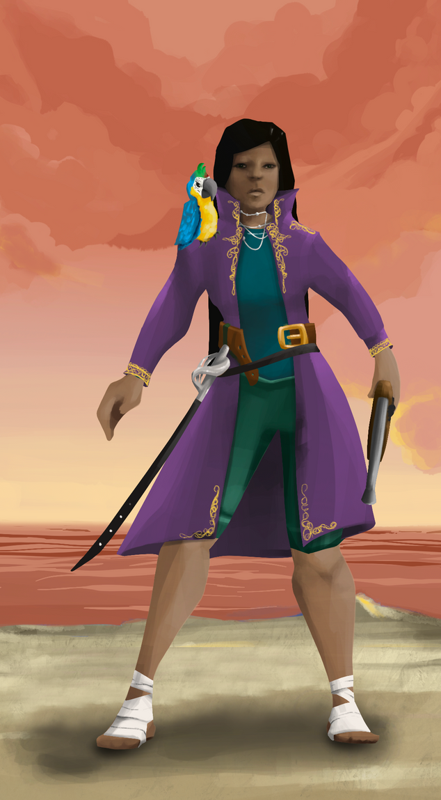 AlgoSeas Pirate #1243 NFT on Algorand