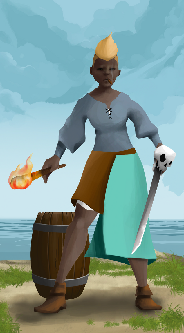 AlgoSeas Pirate #12462 NFT on Algorand