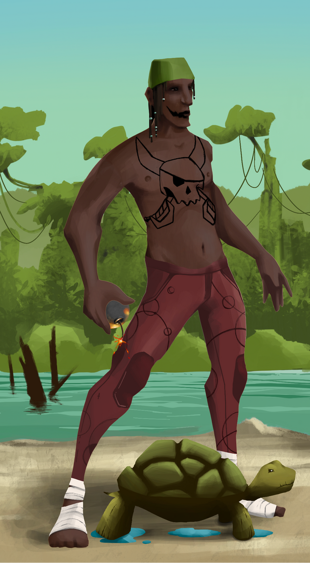 AlgoSeas Pirate #12477 NFT on Algorand