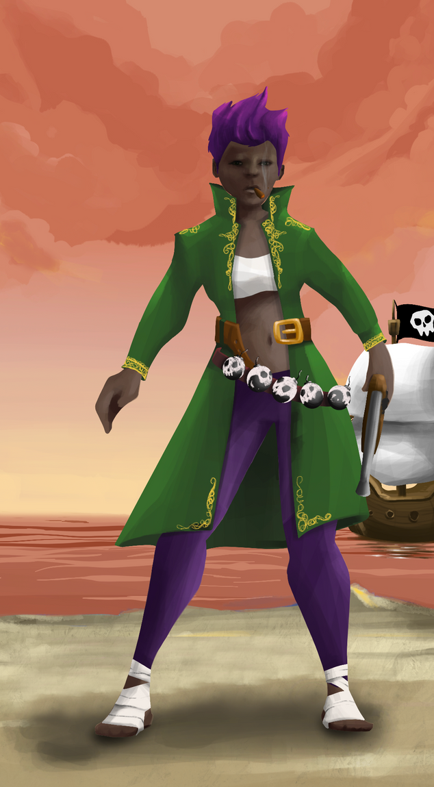 AlgoSeas Pirate #12491 NFT on Algorand