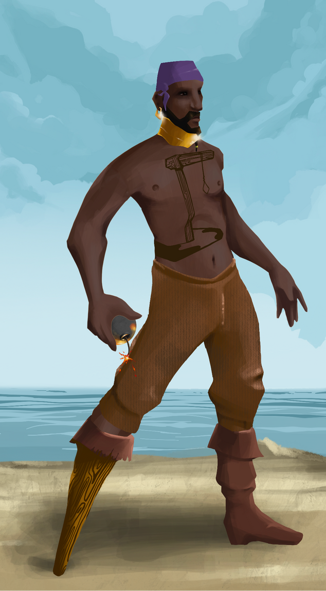 AlgoSeas Pirate #12528 NFT on Algorand