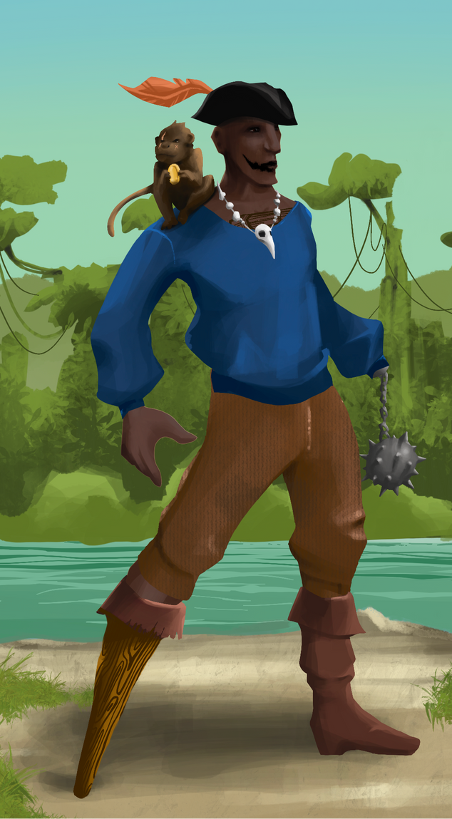 AlgoSeas Pirate #12568 NFT on Algorand