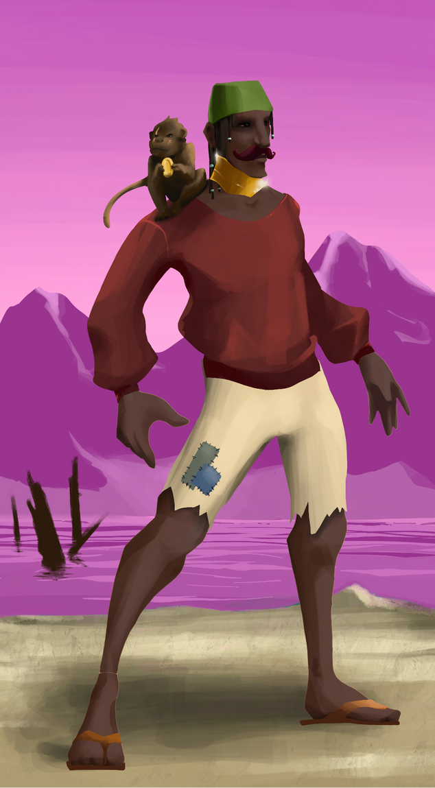 AlgoSeas Pirate #1258 NFT on Algorand