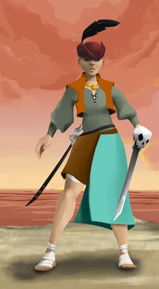 AlgoSeas Pirate #1259 NFT on Algorand