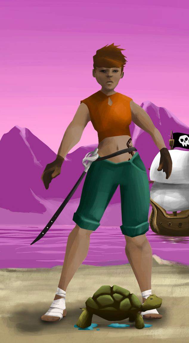 AlgoSeas Pirate #12612 NFT on Algorand