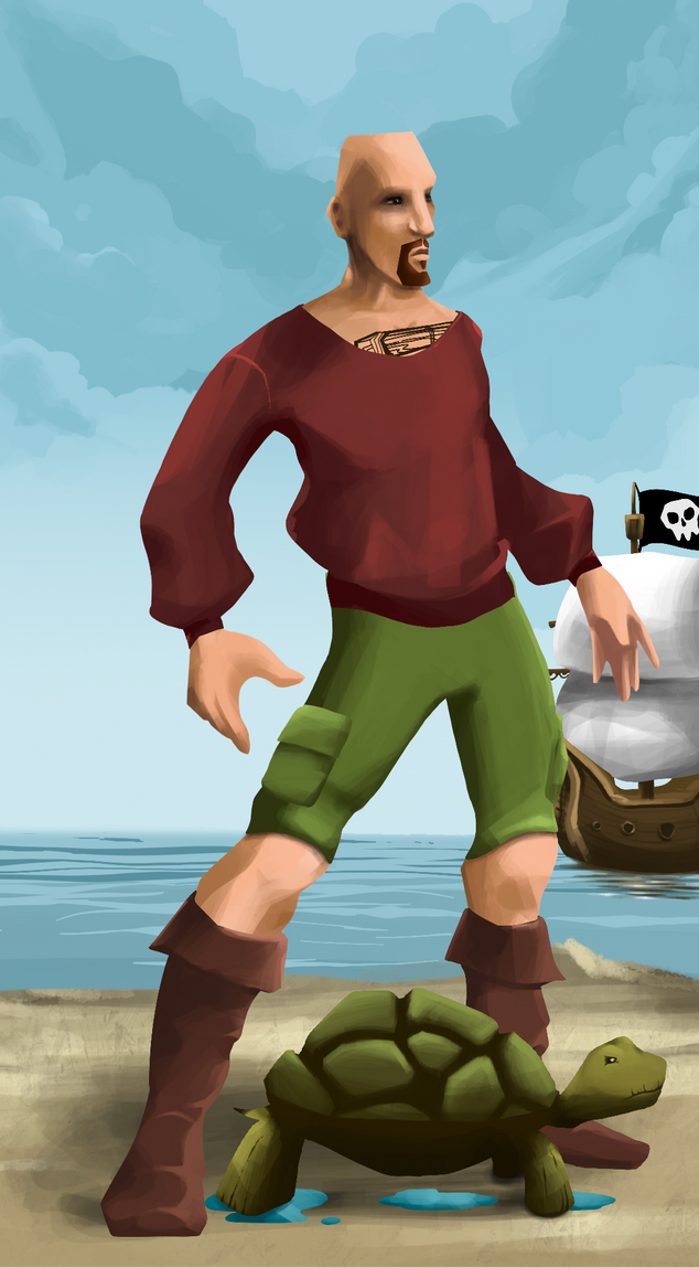 AlgoSeas Pirate #12808 NFT on Algorand