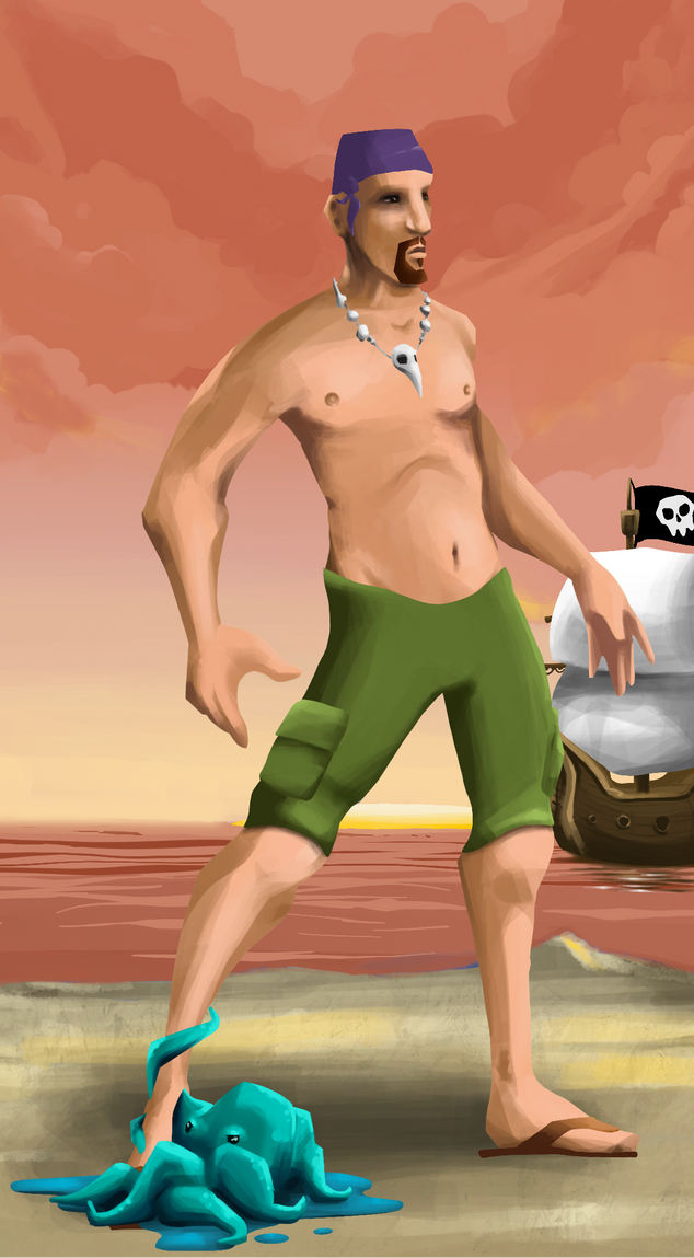 AlgoSeas Pirate #12820 NFT on Algorand