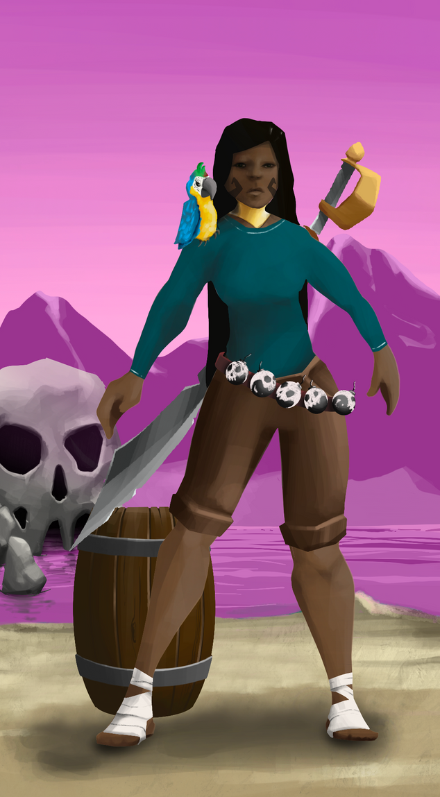 AlgoSeas Pirate #12872 NFT on Algorand