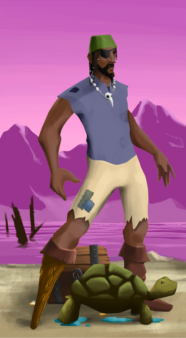 AlgoSeas Pirate #1291 NFT on Algorand