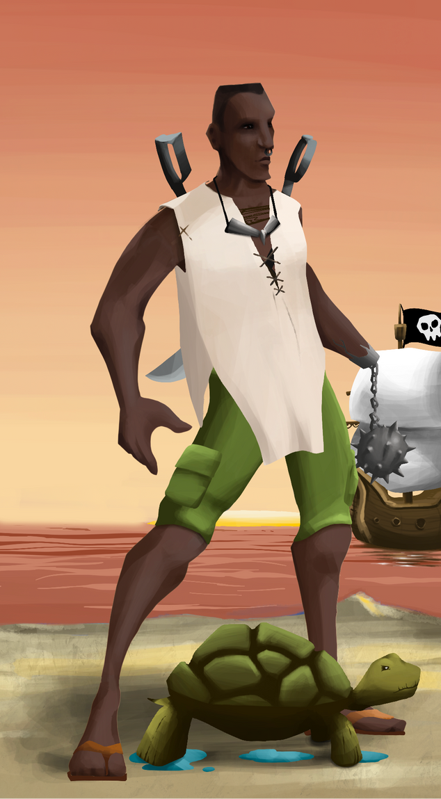 AlgoSeas Pirate #12935 NFT on Algorand