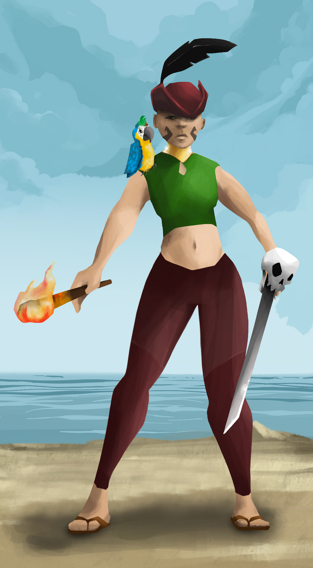 AlgoSeas Pirate #12958 NFT on Algorand