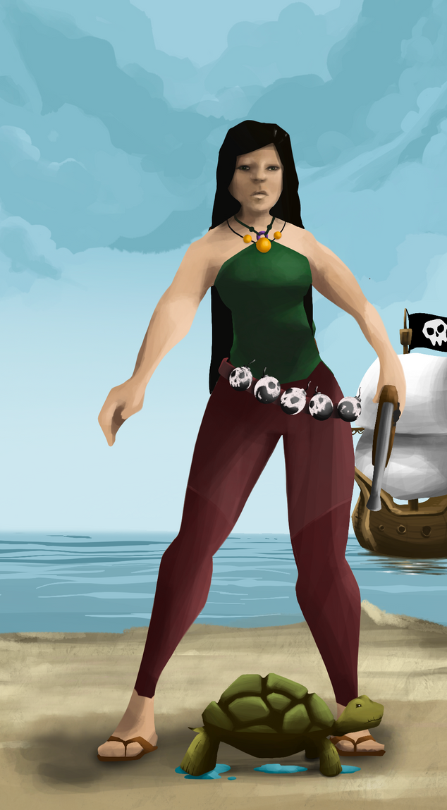 AlgoSeas Pirate #12960 NFT on Algorand