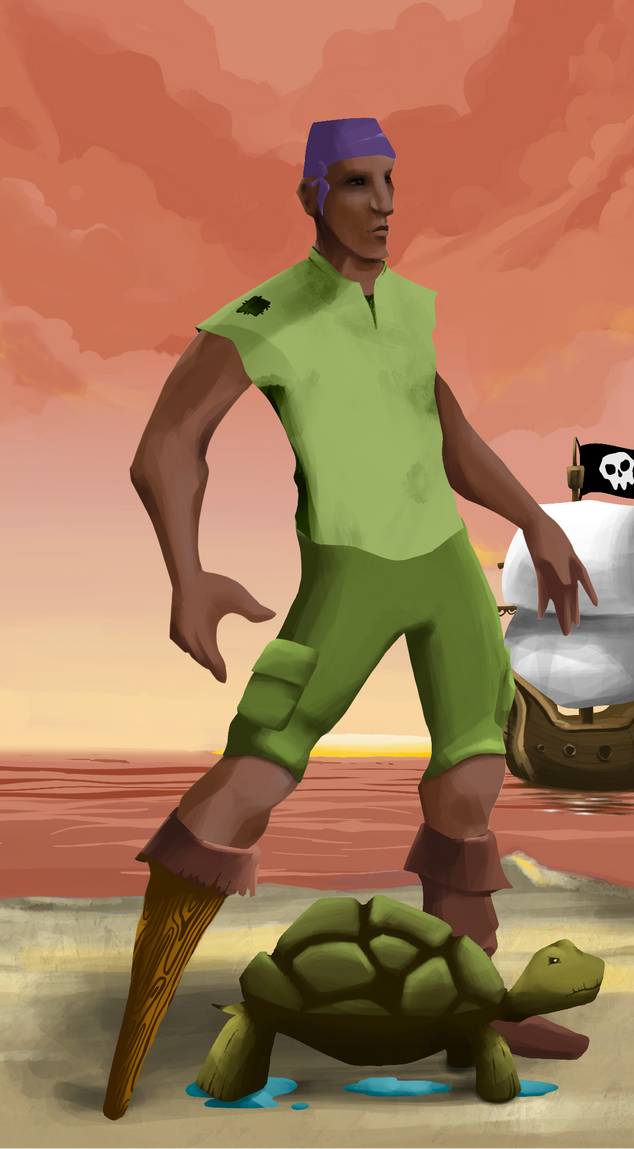 AlgoSeas Pirate #13021 NFT on Algorand