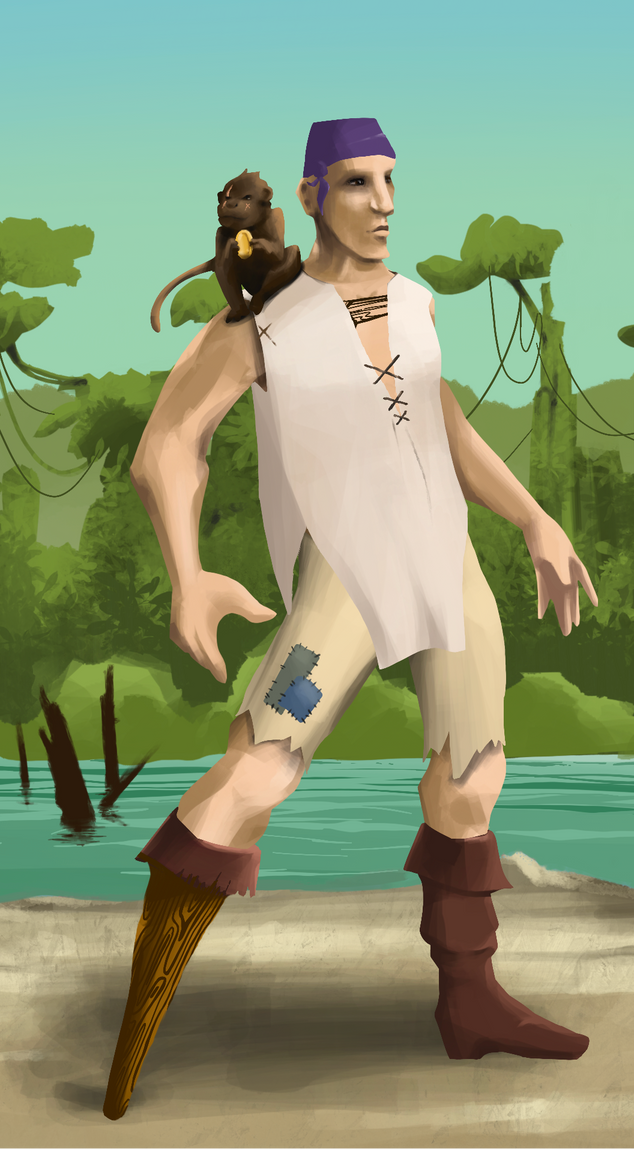 AlgoSeas Pirate #13105 NFT on Algorand