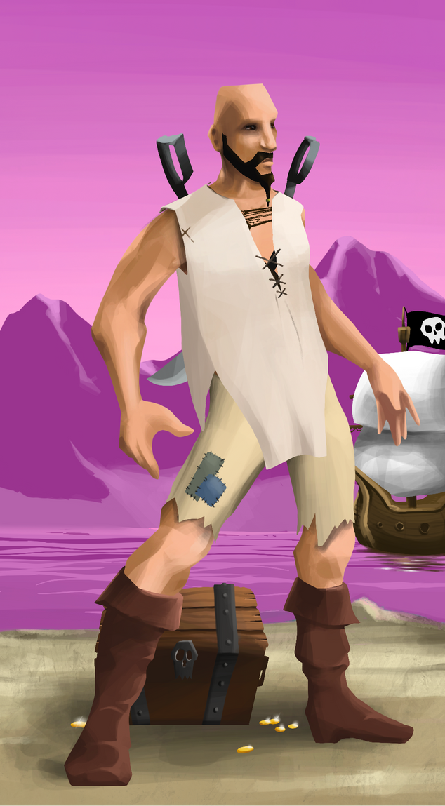 AlgoSeas Pirate #13138 NFT on Algorand