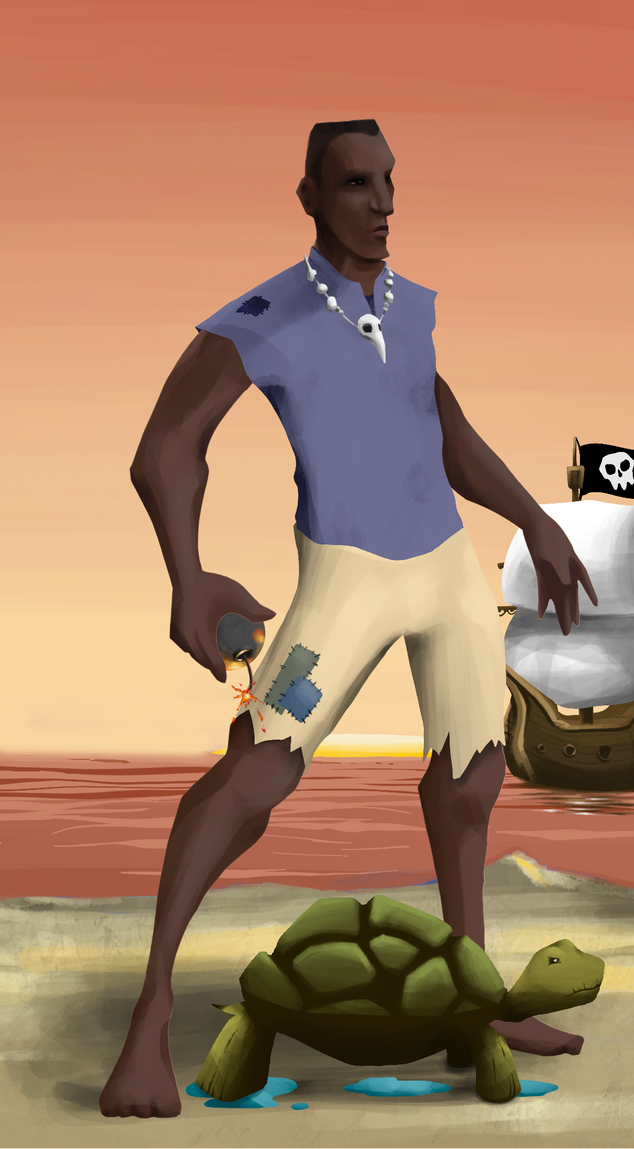 AlgoSeas Pirate #13143 NFT on Algorand