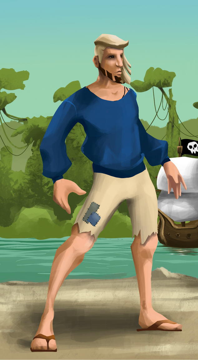 AlgoSeas Pirate #13196 NFT on Algorand