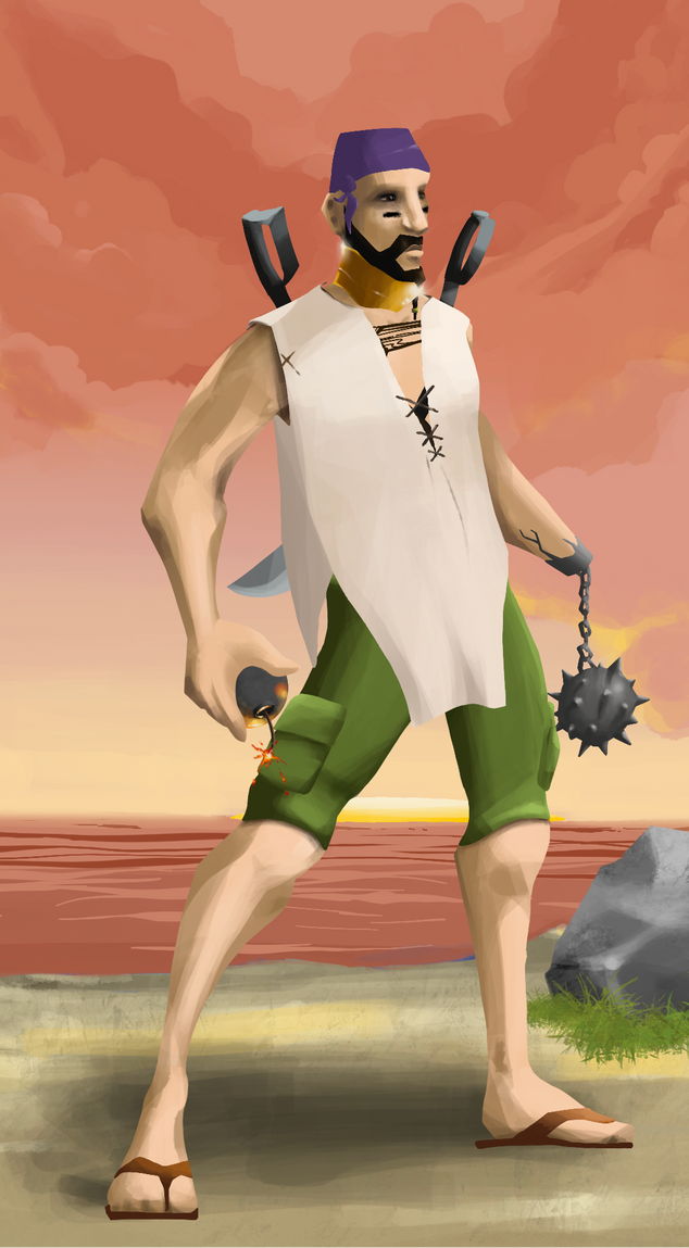 AlgoSeas Pirate #13208 NFT on Algorand