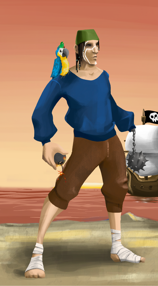 AlgoSeas Pirate #13213 NFT on Algorand