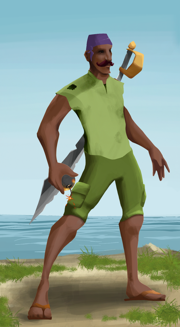 AlgoSeas Pirate #13308 NFT on Algorand