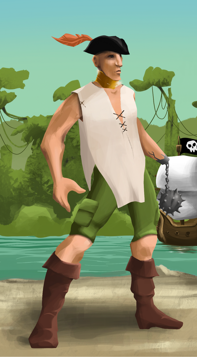 AlgoSeas Pirate #13390 NFT on Algorand