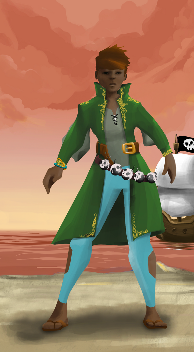 AlgoSeas Pirate #13392 NFT on Algorand