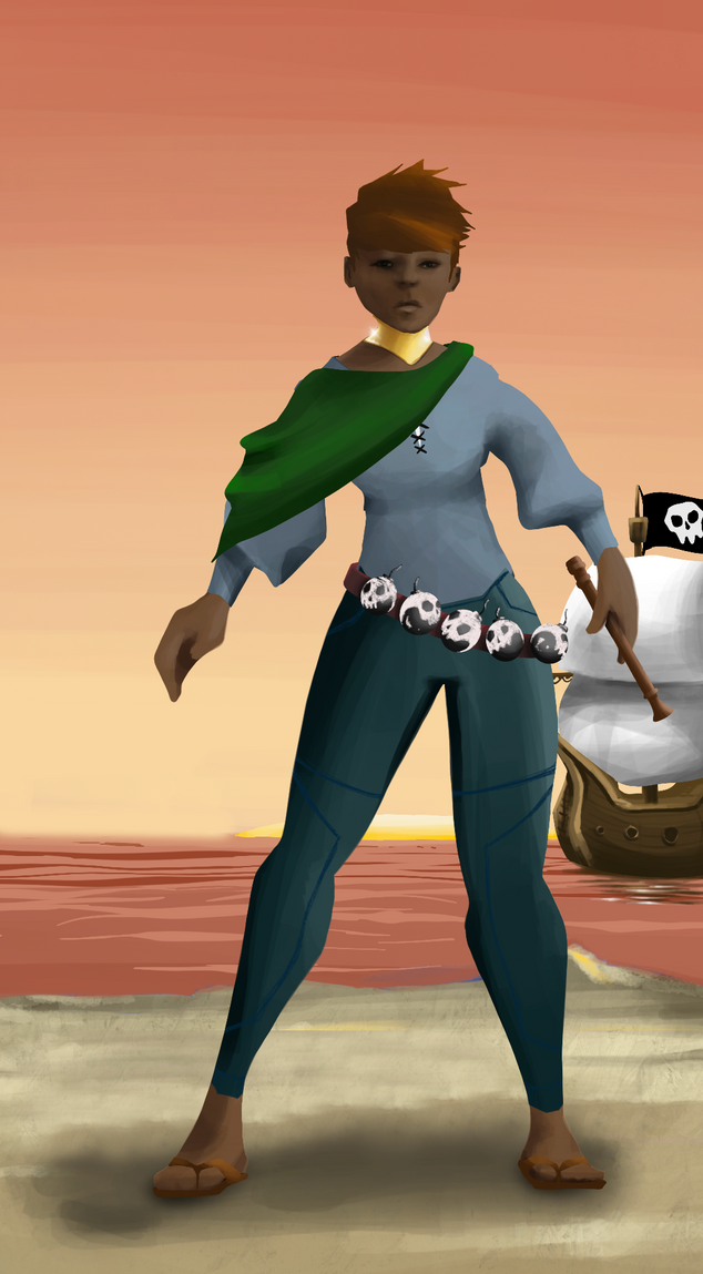 AlgoSeas Pirate #13591 NFT on Algorand