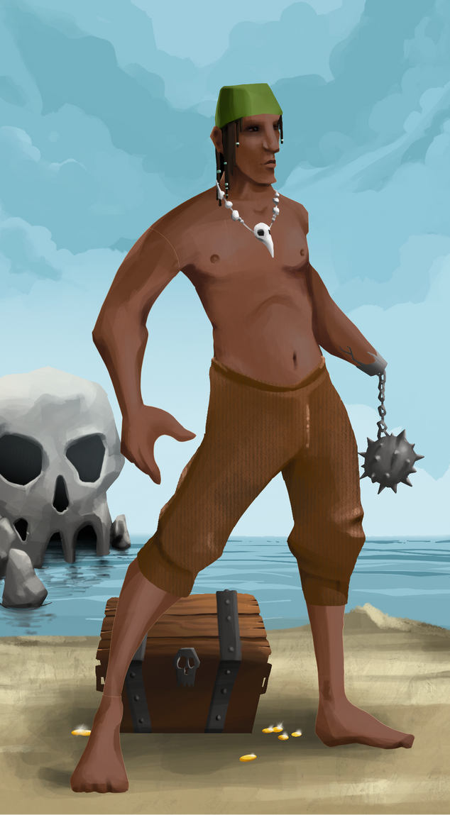 AlgoSeas Pirate #1361 NFT on Algorand