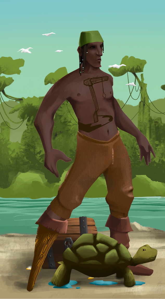 AlgoSeas Pirate #13634 NFT on Algorand