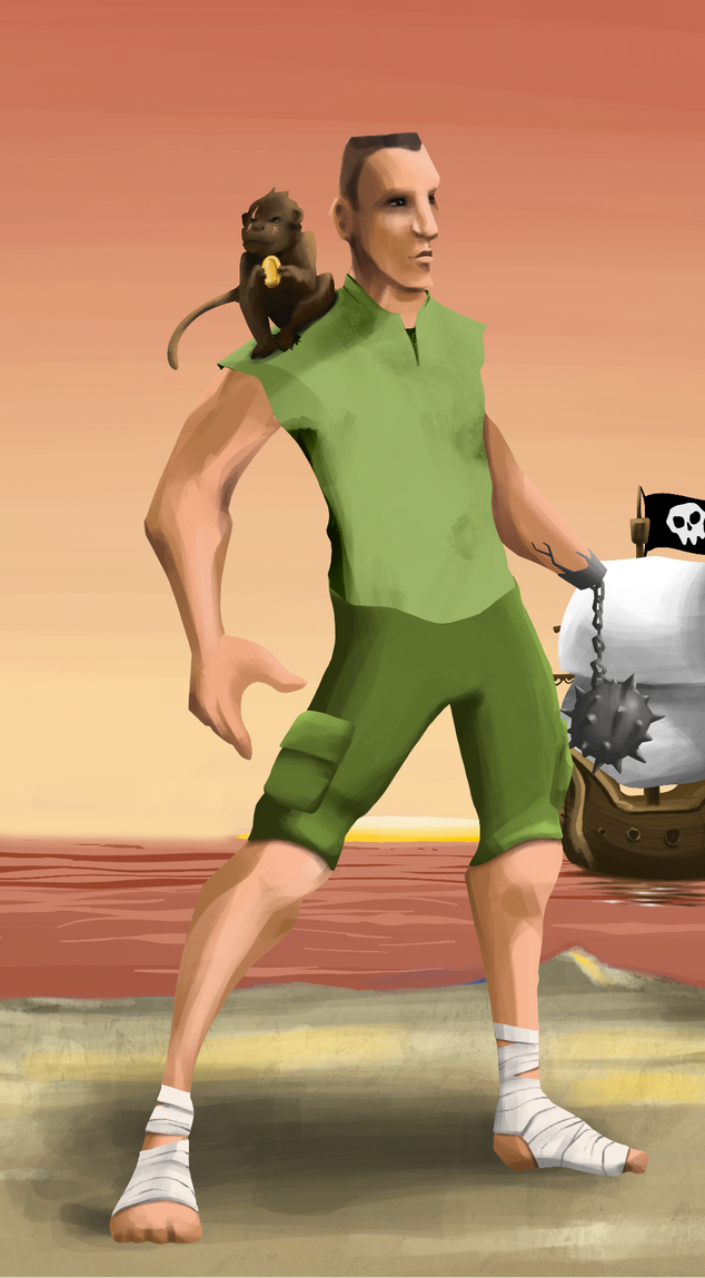 AlgoSeas Pirate #13645 NFT on Algorand