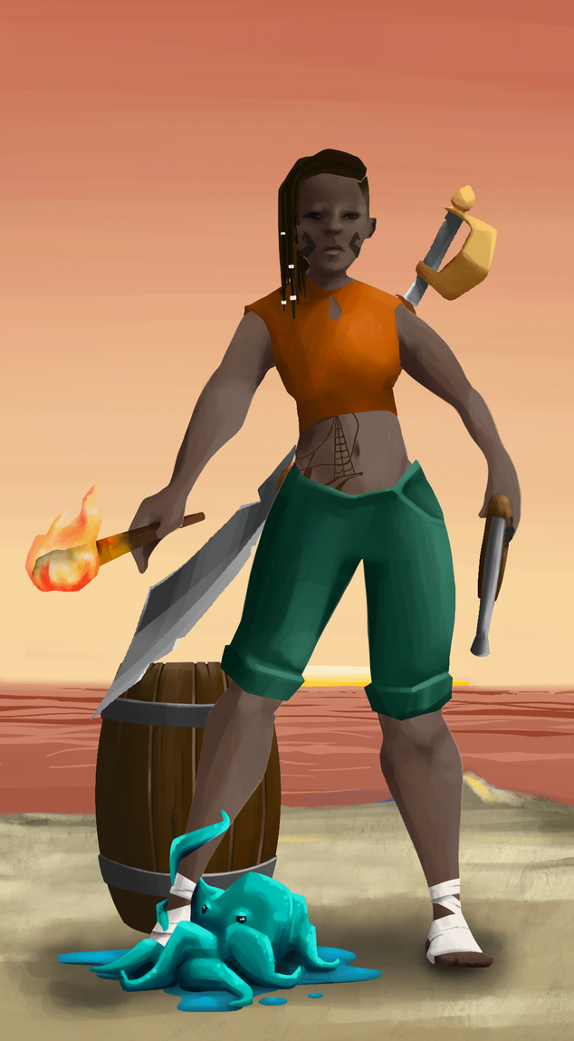 AlgoSeas Pirate #13658 NFT on Algorand