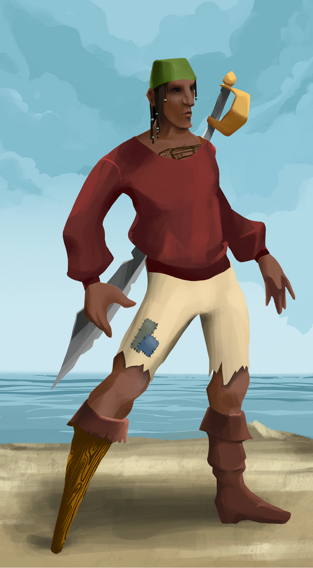 AlgoSeas Pirate #13663 NFT on Algorand