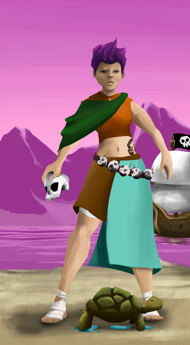 AlgoSeas Pirate #13696 NFT on Algorand